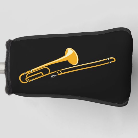 Trombone-Zeichnend Golf Headcover (Vorderseite)