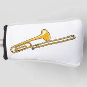 Trombone-Zeichnend Golf Headcover (Vorderseite)
