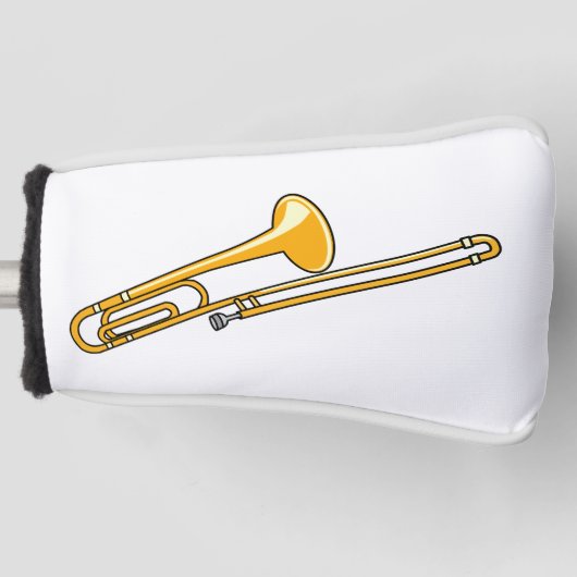 Trombone-Zeichnend Golf Headcover (Vorderseite)