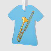 Trombone-Zeichnend Ornament (Vorderseite)