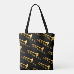 Trombone-Zeichnend Tasche