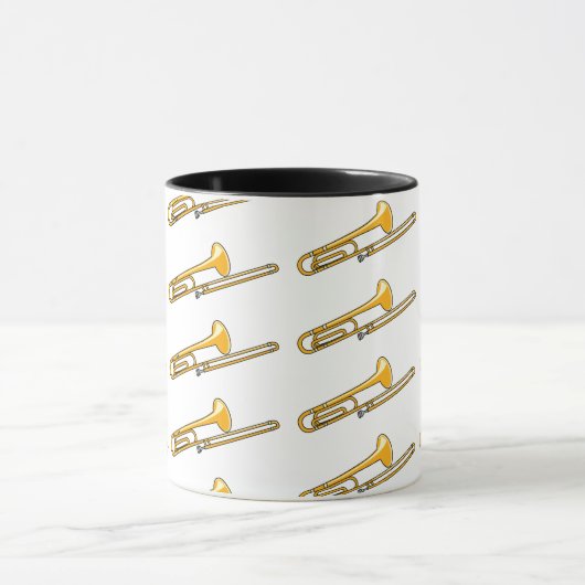 Trombone-Zeichnend Tasse (Zentrum)
