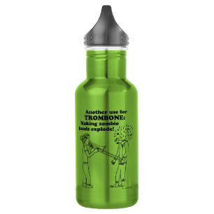 Trombone-Zombie-Explosion Edelstahlflasche