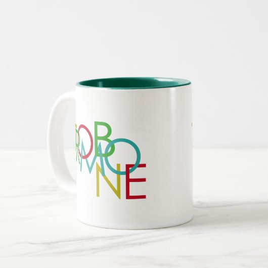 Trombone Zweifarbige Tasse (Vorderseite Links)