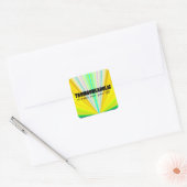 Tromboneaholic Life Square Sticker (Umschlag)
