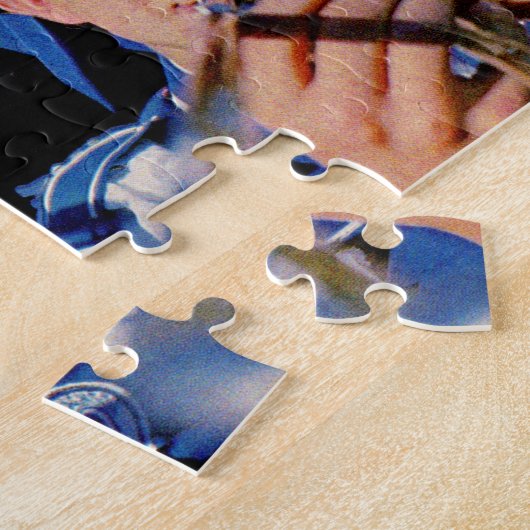 Trombonepöbelalias Band-Aussenseiter wild gegangen Puzzle (Seite)