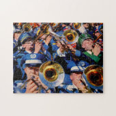 Trombonepöbelalias Band-Aussenseiter wild gegangen Puzzle (Horizontal)
