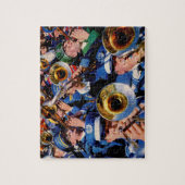 Trombonepöbelalias Band-Aussenseiter wild gegangen Puzzle (Vertikal)