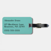 Tromboner Gepäckanhänger (Rückseite horizontal)