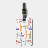 Trombones Gepäckanhänger (Vorderseite vertikal)