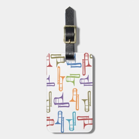 Trombones Gepäckanhänger (Vorderseite vertikal)