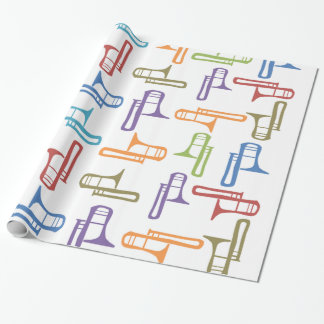 Trombones Geschenkpapier