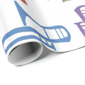 Trombones Geschenkpapier (Rolleneckpunkt)