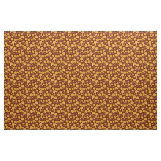 Trombones Halloween Pumpkin Pattern Stoff (Yard (91,4 cm))