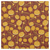 Trombones Halloween Pumpkin Pattern Stoff (Muster)