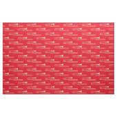 Trombones Musik Musician Room Decke Rot Stoff (Fat Quarter (45,7 x 55,9 cm))