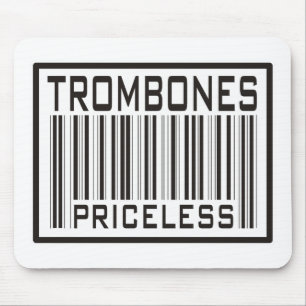 Trombones unbezahlbar mousepad