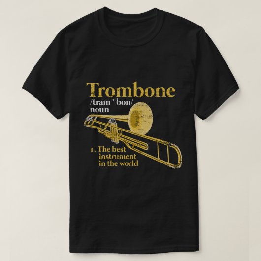 Trombonist Gift Idee Marching Band Definition Trom T-Shirt (Design vorne)