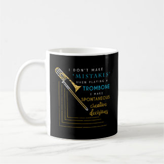 Trombonist Jazz Musician Marching Band Trombone Kaffeetasse