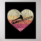 Trombonist-Lieben Poster (Vorne)
