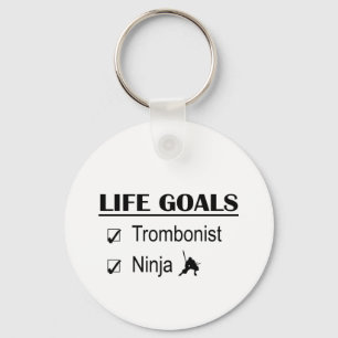 Trombonist Ninja Life Goals Schlüsselanhänger