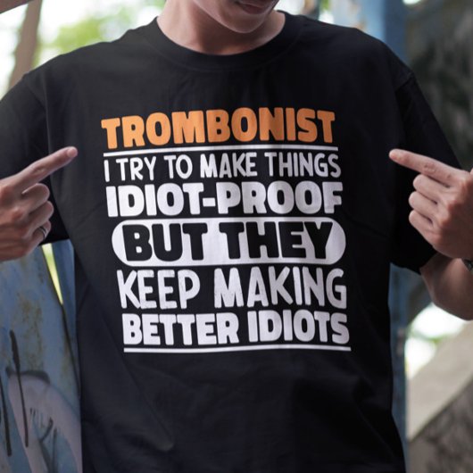 Trombonist versuche ich Dinge Cool zu machen Lusti T-Shirt