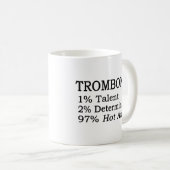 Trombonistt Heißluft Kaffeetasse (VorderseiteRechts)