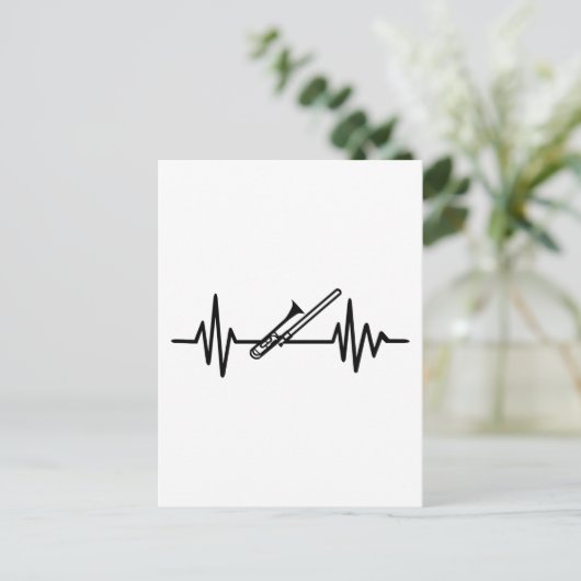 Tromknochenfrequenz Postkarte (Stehend Vorderseite)