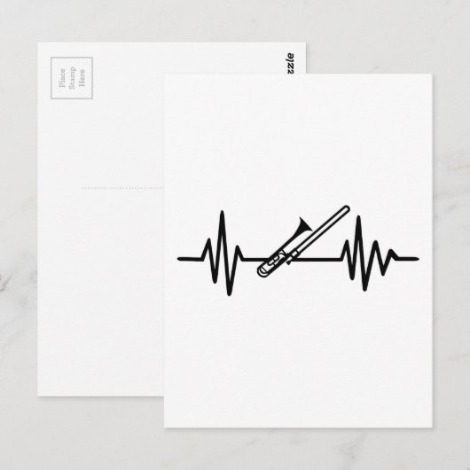Tromknochenfrequenz Postkarte (Vorne/Hinten)