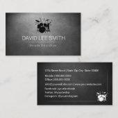 Trommel auf Tafel Visitenkarte (Vorne/Hinten)