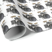 Trommel-Ausrüstungs-Packpapier Geschenkpapier (Rolleneckpunkt)