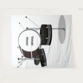 Trommel Beats Tapestry Wandteppich (Vorderseite (Horizontal))