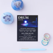 Trommel Cymbal, Trommel Lektionen Werbung Flyer (Einzeln)