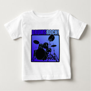 Trommel-Felsen! Baby T-shirt