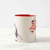 Trommel für Tommy Zweifarbige Tasse (Mittel)