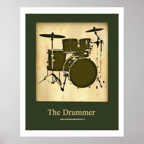 Trommel Poster | Zazzle.de