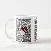 Trommel-Kaffee-Tasse Kaffeetasse (Links)