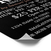 Trommel-Kit, Trommel-Lektion Werbung Poster (Ecke)