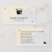 Trommel-Lehrer Visitenkarte (Vorne/Hinten)