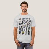 Trommel-Maschinen-Geschichte T-Shirt (Vorne ganz)