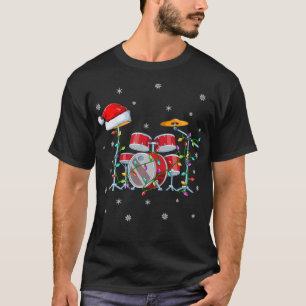 Trommel Musik Weihnachtsbeleuchtung passend zum We T-Shirt