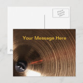 Trommel oder Drummer-Cymbal-Bild Postkarte (Vorne/Hinten)