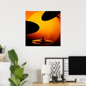 Trommel oder Drummer-Poster Poster (Heimbüro)