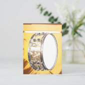 Trommel oder Trommler Postkarte (Stehend Vorderseite)