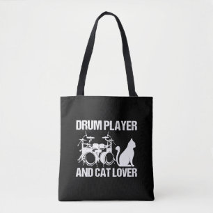 Trommel-Player und Katzenrummer-Musikertrommeln Tasche