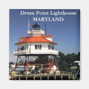 Trommel-Punkt-Leuchtturm, Maryland-Magnet Magnet