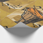 Trommel-Schleifpapier Geschenkpapier