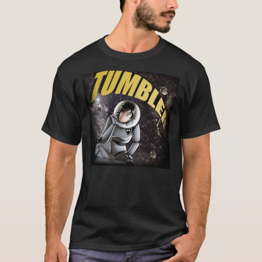 Trommel-Schwarzes T-Shirt (Vorderseite)