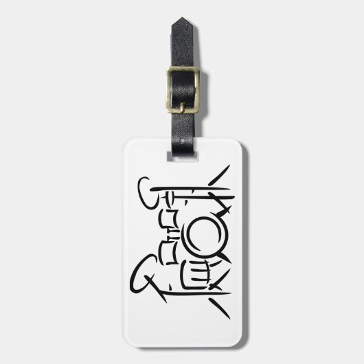 Trommel-Set Gepäckanhänger (Vorderseite vertikal)