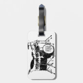 Trommel-Set Gepäckanhänger (Rückseite vertikal)